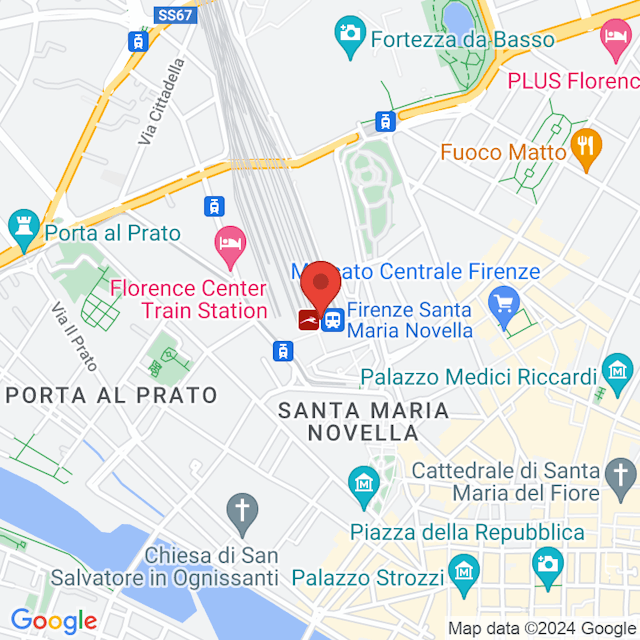 Firenze Santa Maria Novella map